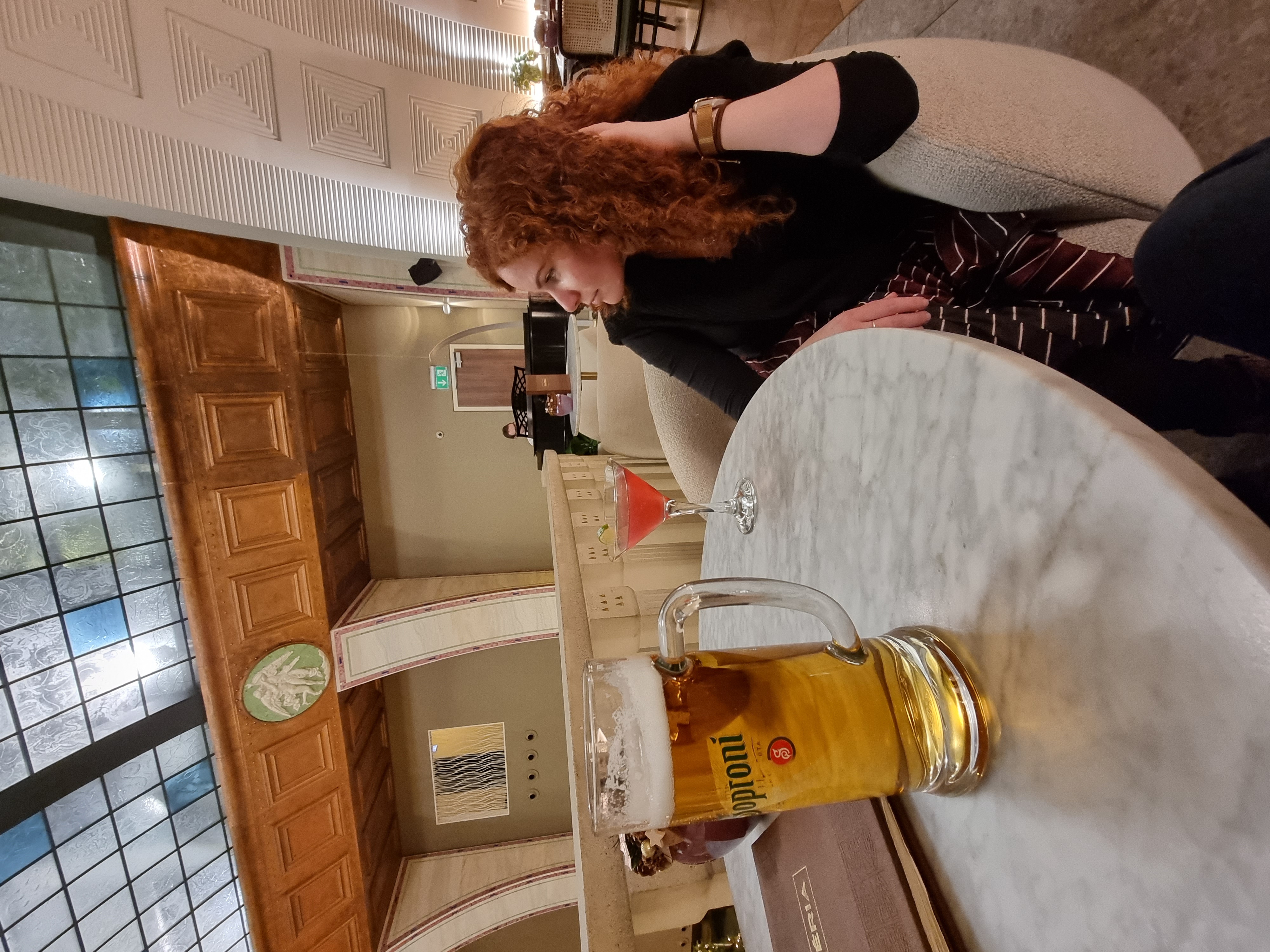 Drinks at the hotel