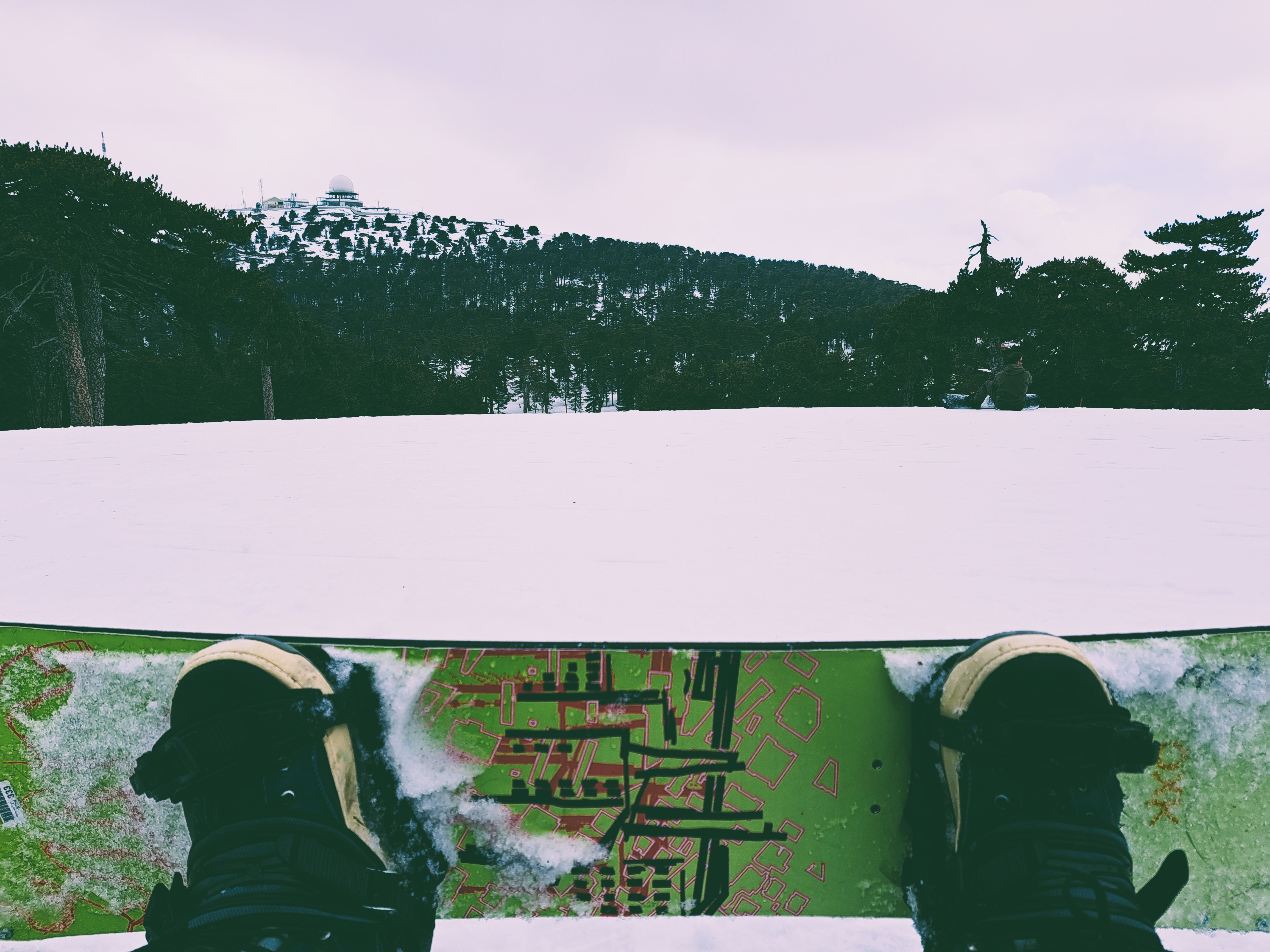 Snowboarding Troodos