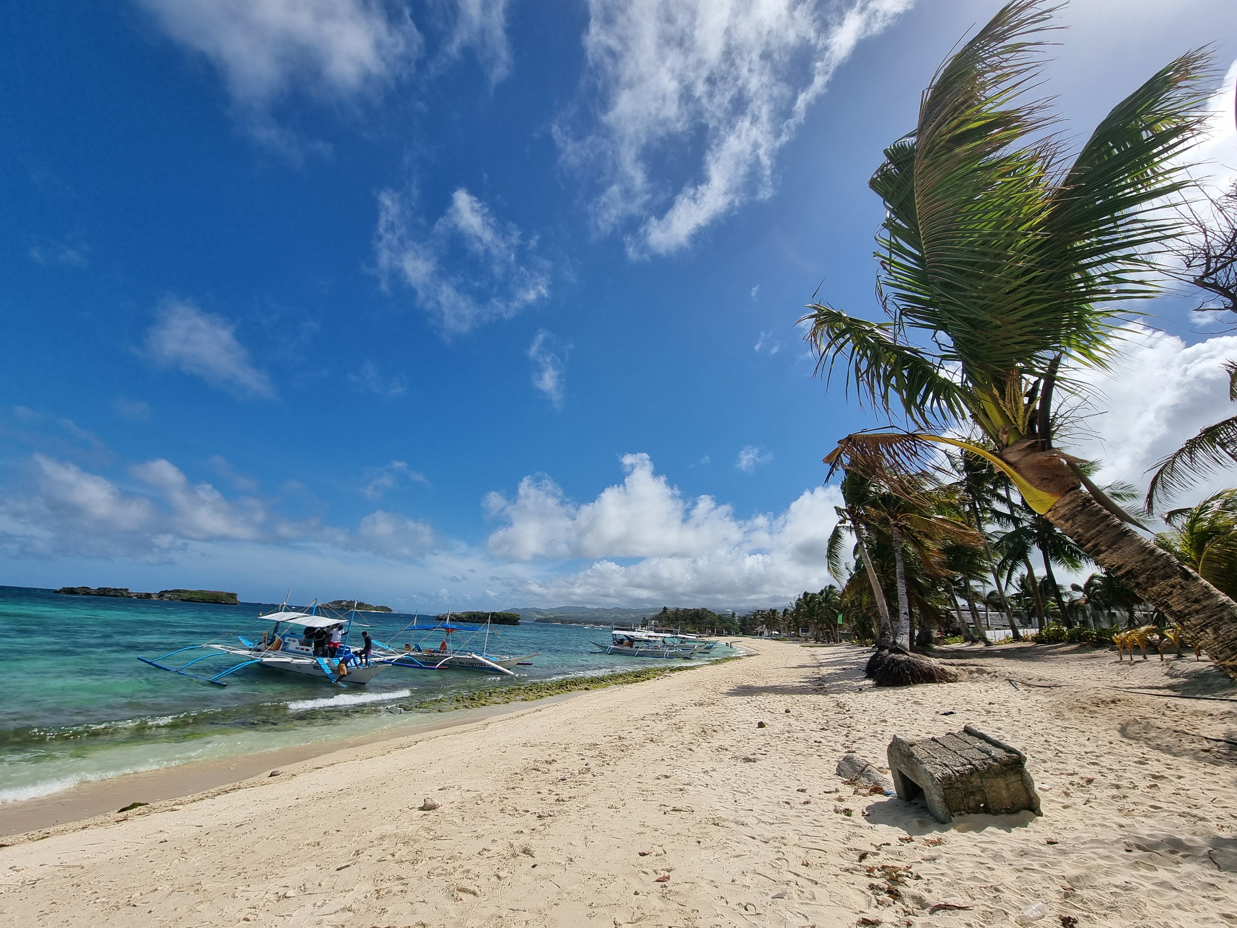 Sunbathing in Boracay